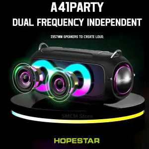 Портативная беспроводная колонка Hopestar A41 party портативная колонка (Bluetooth, TWS, MP3, AUX, Mic)-2