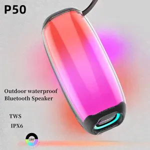 Портативная беспроводная колонка Hopestar P50 PULSE портативная колонка (Bluetooth, TWS, MP3, AUX, Mic)-3
