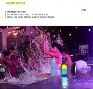 Портативная беспроводная колонка Hopestar P50 PULSE портативная колонка (Bluetooth, TWS, MP3, AUX, Mic)-1
