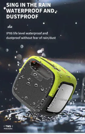 МОЩНАЯ ! Портативная колонка Hopestar Party One 80W с двумя микрофонами-3