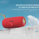 Переносной беспроводной Bluetooth-сабвуфер HOPESTAR H49 для улицы, водонепроницаемый стерео сабвуфер, спортивный штекер, радио boombox (art.: 3920c044df78c)