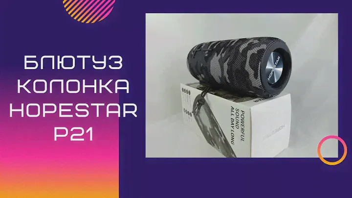 Беспроводная музыкальная колонка Hopestar P21