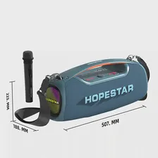 HOPESTAR A60 большой беспроводной динамик Портативный уличный Бумбокс 3D стерео сабвуфер Супер Звуковая панель с микрофоном
