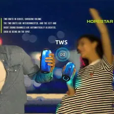 Портативная беспроводная колонка Hopestar P50 PULSE портативная колонка (Bluetooth, TWS, MP3, AUX, Mic)