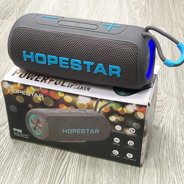 Портативная беспроводная колонка Hopestar P26 портативная колонка (Bluetooth, TWS, MP3, AUX, Mic)-2