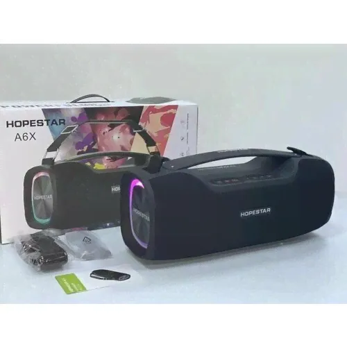 Колонка портативная HOPESTAR A6X, черная-0
