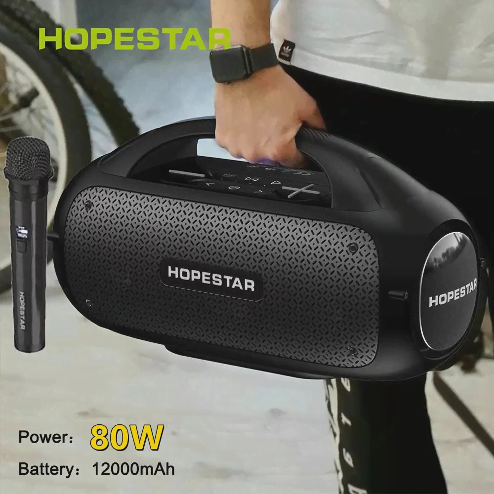 Водонепроницаемая Bluetooth-Колонка Hopestar A50, 80 Вт, с микрофоном (art.: 3920bfee4ae8b)-4