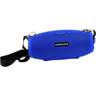 Портативная беспроводная стерео колонка Hopestar H26 c Bluetooth, USB и MicroSD Синяя (H26 Blue)