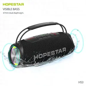 Портативная беспроводная колонка Hopestar H53 Bass Boost портативная колонка (Bluetooth, TWS, MP3, AUX, Mic)-4