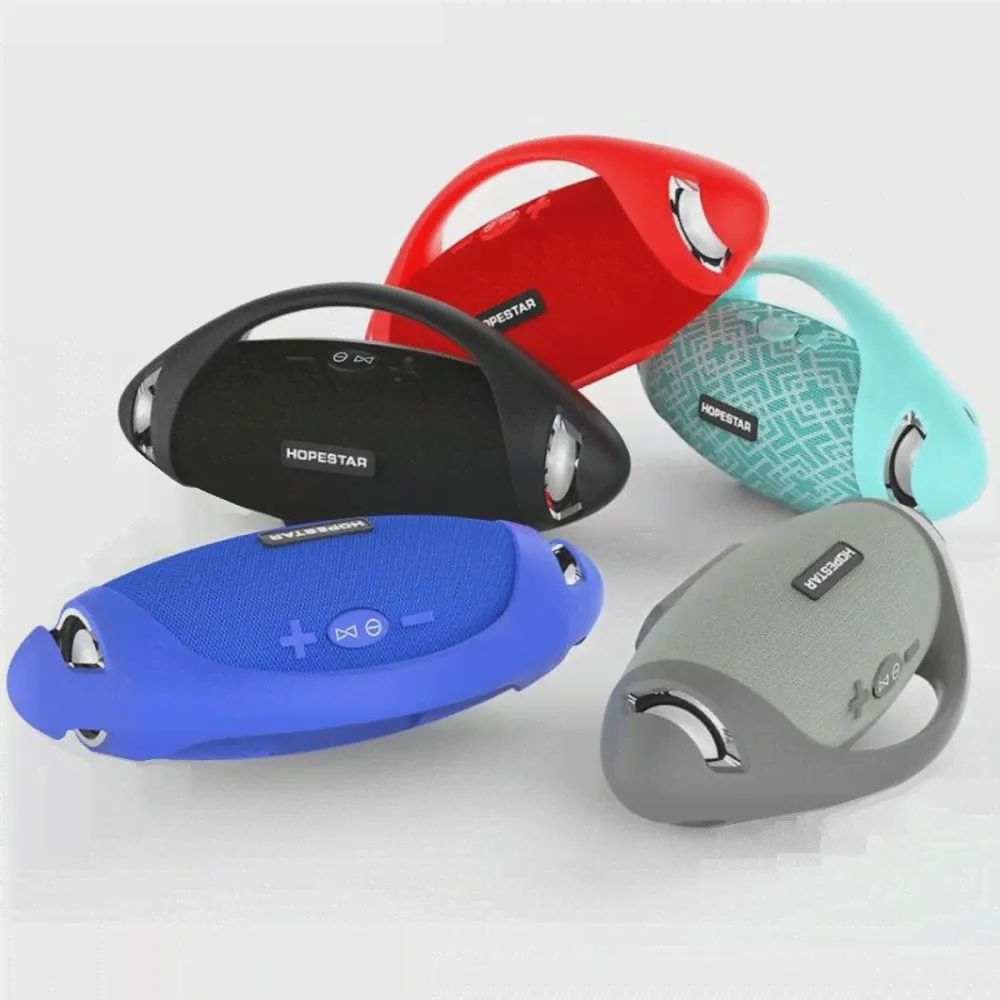 Беспроводная Bluetooth колонка HOPESTAR H37 USB+SD FM 4 динамика+аккумулятор