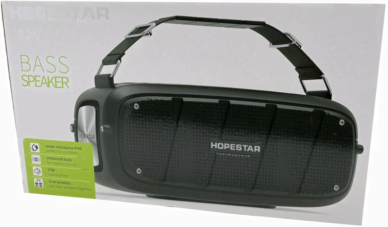Hopestar Портативная Bluetooth колонка Hopestar A20 (55W, Bluetooth, TWS, MP3, AUX, Mic), черный портативные колонки в Ростов-на-Дону-2