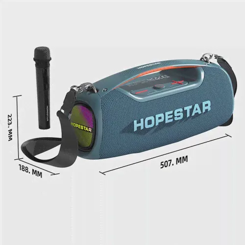 Портативная колонка Hopestar A60 Blue-0