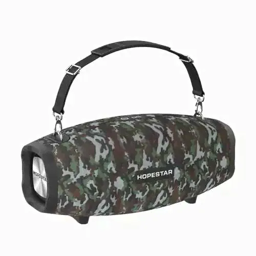 Портативная беспроводная Bluetooth колонка HOPESTAR H41 / 10 Вт / блютуз колонка / камуфляж-0