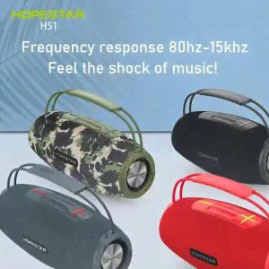 Портативная беспроводная колонка Hopestar H51 Bass Boost 55W, 6000 mAh (Bluetooth, TWS, MP3, AUX, Mic)-1