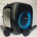 Портативная Bluetooth Колонка Hopestar Party One 80 Вт, с двумя беспроводными микрофонами/портативная акустика /блютуз колонка