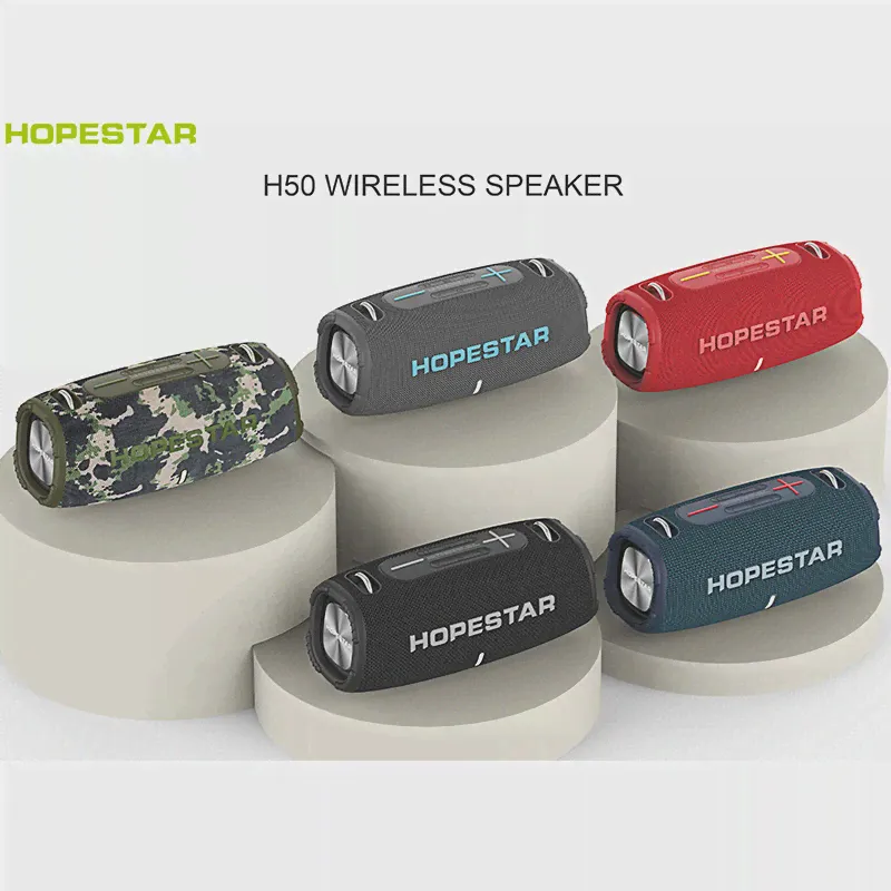 Мощные портативные Bluetooth-колонки HOPESTAR H50, мощная колонка, беспроводной сабвуфер, бас, mp3-плеер, звуковая система, радио, FM (art.: 3920bebac34d9)-2