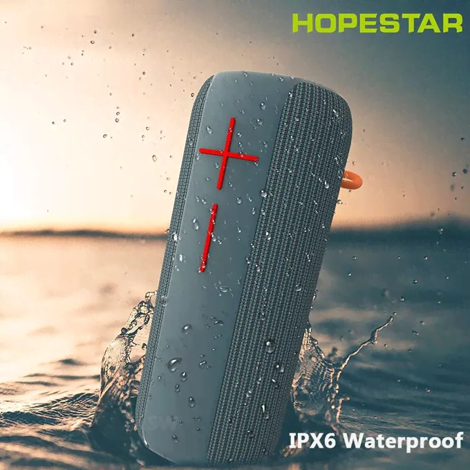 Портативная беспроводная колонка Hopestar P14 Pro портативная колонка 2400 mAh (Bluetooth, TWS, MP3, AUX, Mic)-0
