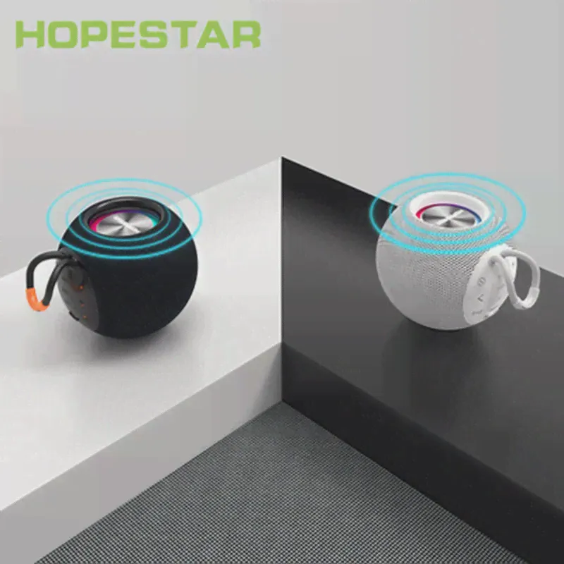 🛍 Беспроводные Bluetooth-колонки HOPESTAR H52, уличный портативный сабвуфер, звуковая приставка, музыкальный центр, аудиосистема, громкоговоритель FMRadio-2