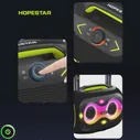 МОЩНАЯ ! Портативная беспроводная колонка Hopestar Party Box 120W с двумя микрофонами 22000mAh