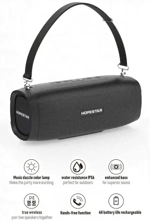 Портативная беспроводная колонка Hopestar A6 party портативная колонка 30W 6000 mAh-0