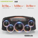 Мощная Bluetooth-Колонка Hopestar A60, 100 Вт, уличная Водонепроницаемая Беспроводная колонка с микрофоном