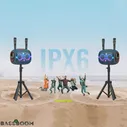 МОЩНАЯ ! Портативная беспроводная колонка Hopestar Party Box 120W с двумя микрофонами 22000mAh