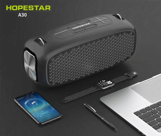 Портативная беспроводная колонка Hopestar A30 портативная колонка мощная 55W + Микрофон-2