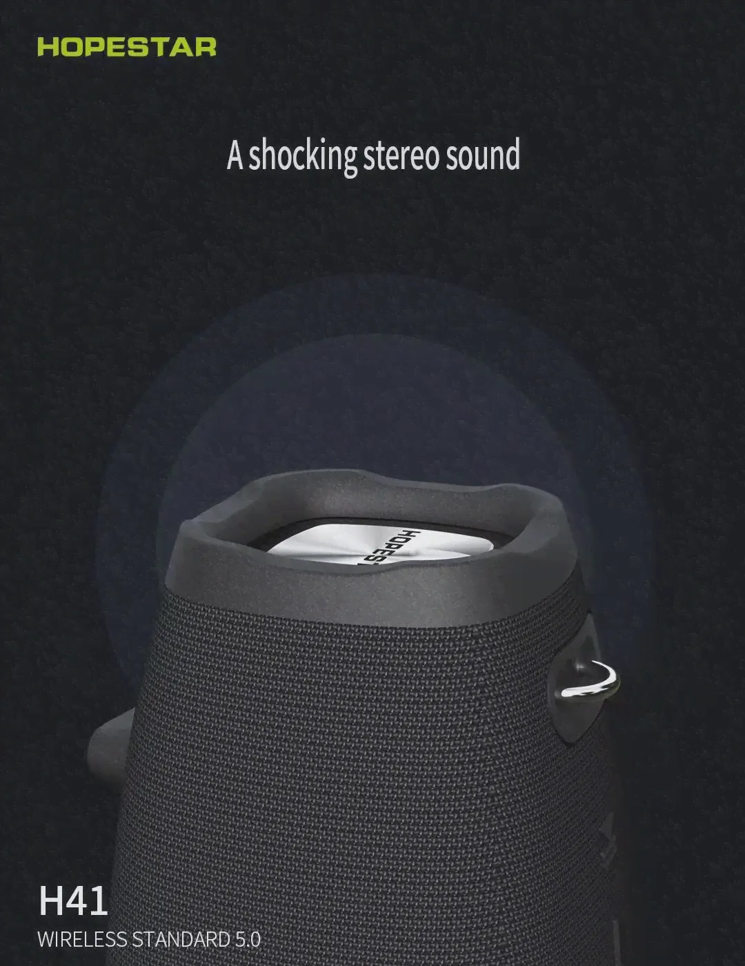 🛍 HOPESTAR H41 Bluetooth динамик, ткань сетка шесть водонепроницаемый, поддержка 1 + 1 Банк питания-2