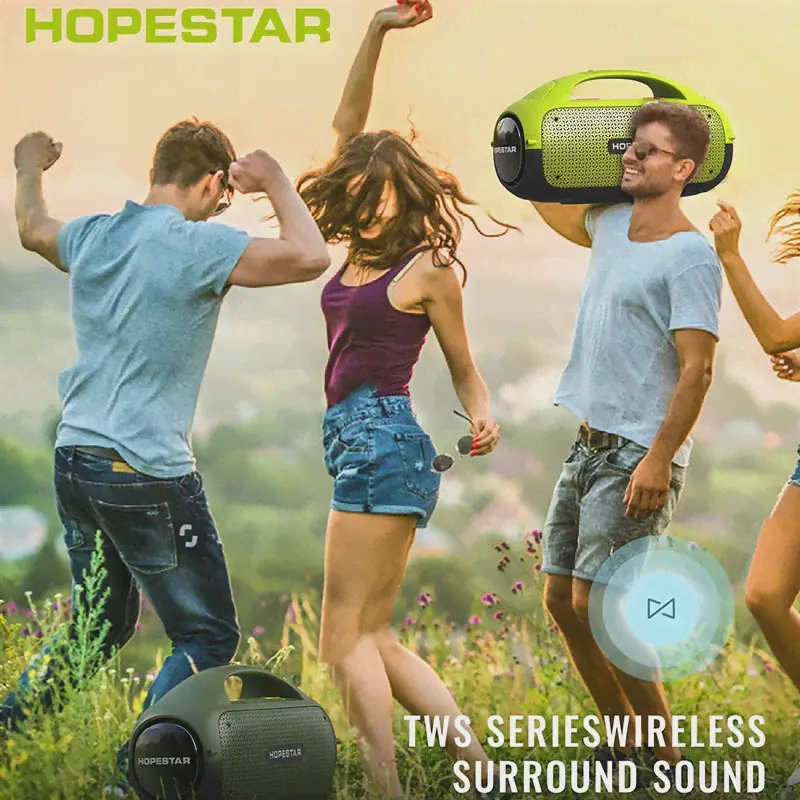 Водонепроницаемая Bluetooth-Колонка Hopestar A50, 80 Вт, с микрофоном (art.: 3920bfee4ae8b)-3