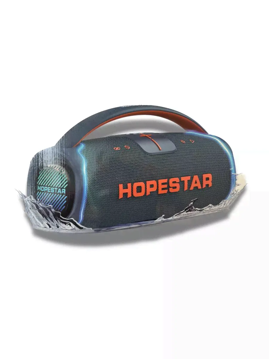 Hopestar A65 300BT ( 30000 мАч) портативная беспроводная колонка bluetooth акустическая с подсветкой / TWS / USB