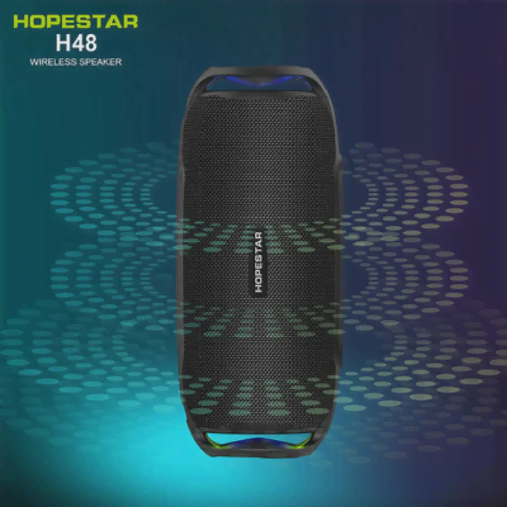 🛍 Bluetooth-Колонка HOPESTAR H48 портативная мощная уличная Водонепроницаемая музыкальная система TWS стерео сабвуфер колонка с радио