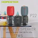 🛍 Беспроводная портативная Bluetooth Колонка HOPESTAR-P22, водонепроницаемая IPX6 колонка с басами, музыкальный плеер, сабвуфер, Бумбокс с микрофоном, USB, AUX, TF