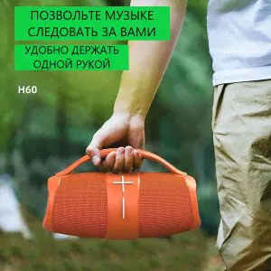 Портативная беспроводная колонка Hopestar H60 IPX6 портативная колонка 20W, 3000 mAh (Bluetooth, TWS, MP3, AUX, Mic)-3