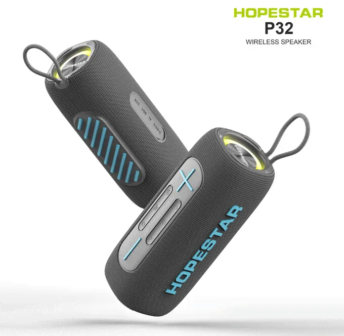 Портативная беспроводная колонка Hopestar P32 портативная колонка (Bluetooth, TWS, MP3, AUX, Mic)-0