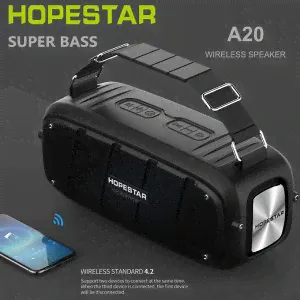 Портативная беспроводная колонка Hopestar A20 Pro портативная колонка мощная 55W + Микрофон-3