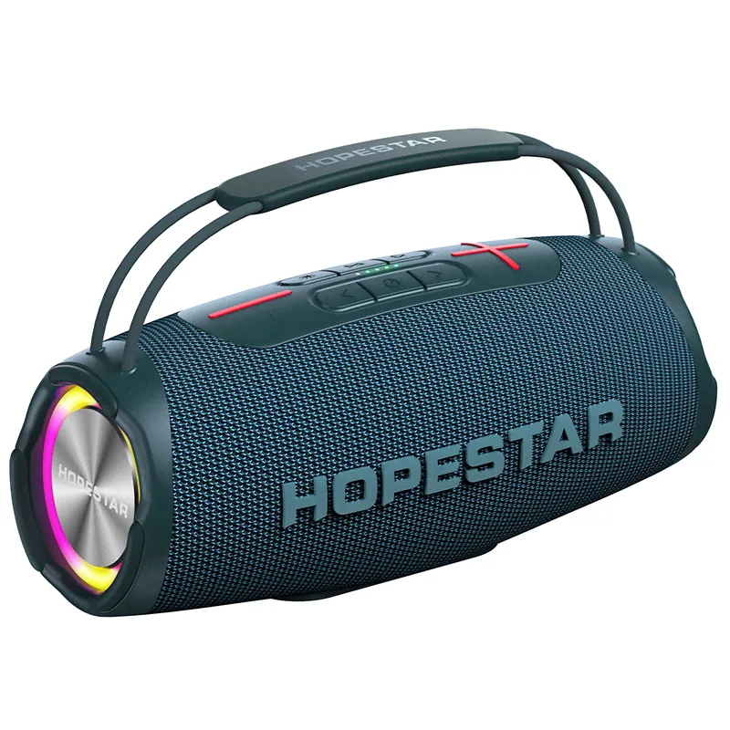Колонка Hopestar H53 (Bluetooth/SD/USB/FM/AUX) 35W синяя