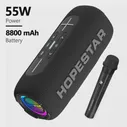 55W High Power Bluetooth -динамик на открытом воздухе беспроводная колонка RGB Effect Party Party Караоке -бумбокс Subwoofer Audio HopeStar P32 Max