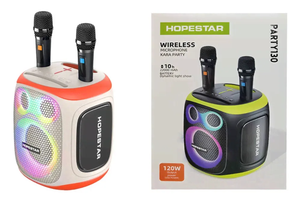Активная напольная акустика HOPESTAR PARTY 130 с микрофонами-2