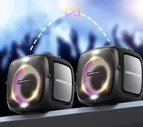 HOPESTAR PartyOne портативная система 80Вт, 2 микрофона, аккумулятор, Bluetooth, AUX, LED