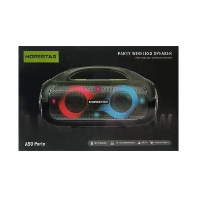 Колонка блютуз HOPESTAR A50 PARTY черный оптом по низким ценам!-0