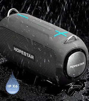 Портативная беспроводная колонка Hopestar A41 портативная колонка (Bluetooth, TWS, MP3, AUX, Mic)-3