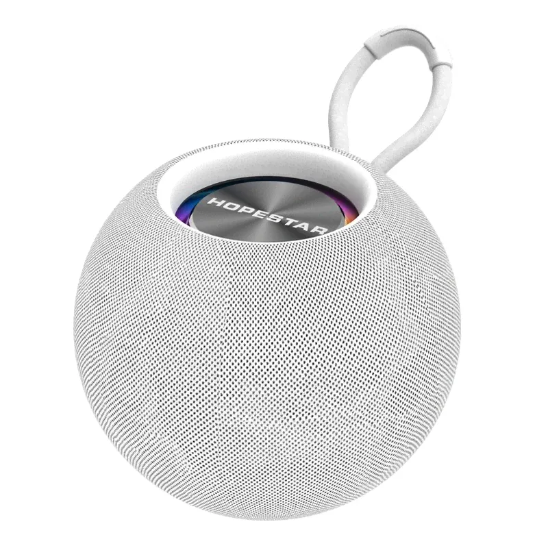 HOPESTAR H52 IPX6 Waterproof Portable Wireless Bluetooth Speaker (White)
