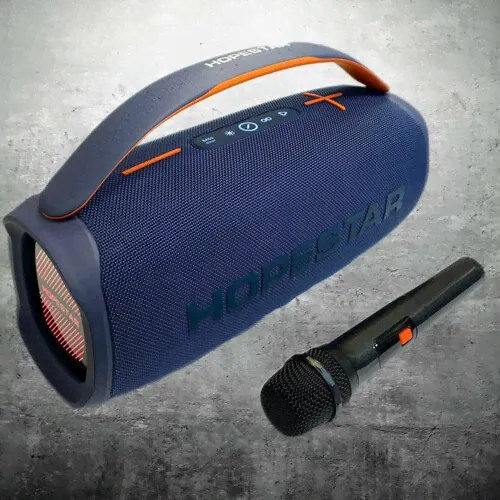 Колонка беспроводная "Hopestar" A40 с микрофоном, С мощностью 70 Вт.-0