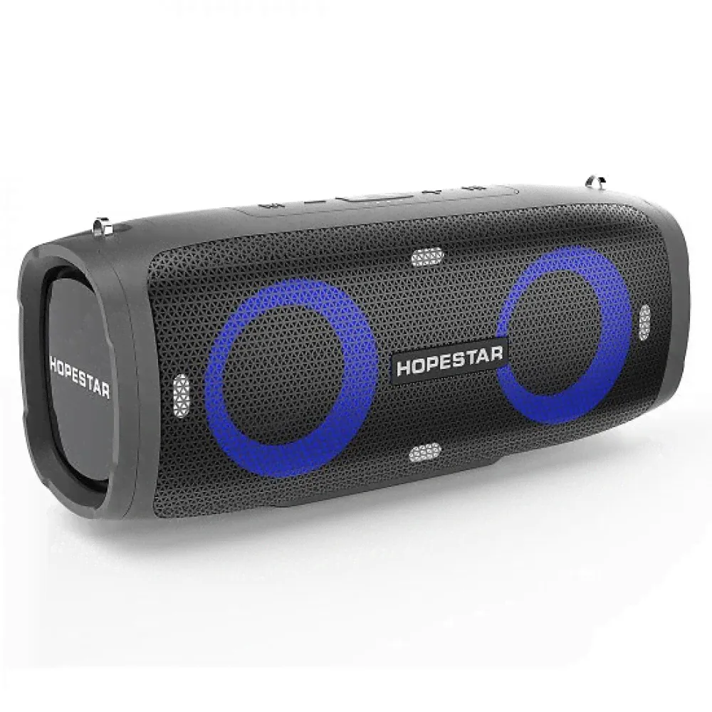 Колонка портативная Hopestar, A6, PARTY, Bluetooth, цвет: серый, мятая упаковка