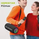 Мощная Bluetooth-Колонка HOPESTAR P32 Max55W, наружная Водонепроницаемая Беспроводная колонка, RGB-подсветка, яркий эффект, караоке, сабвуфер (art.: 3920c05976d38)