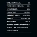 Портативная колонка Hopestar SC-02 Mini, Черный