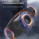 Беспроводная Bluetooth-Колонка HOPESTAR A60, 100 Вт, портативная уличная колонка с объемным стереозвуком, с микрофоном