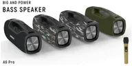 Hopestar Портативная колонка Hopestar A6 Pro Серый Камуфляж с радиомикрофоном портативные колонки