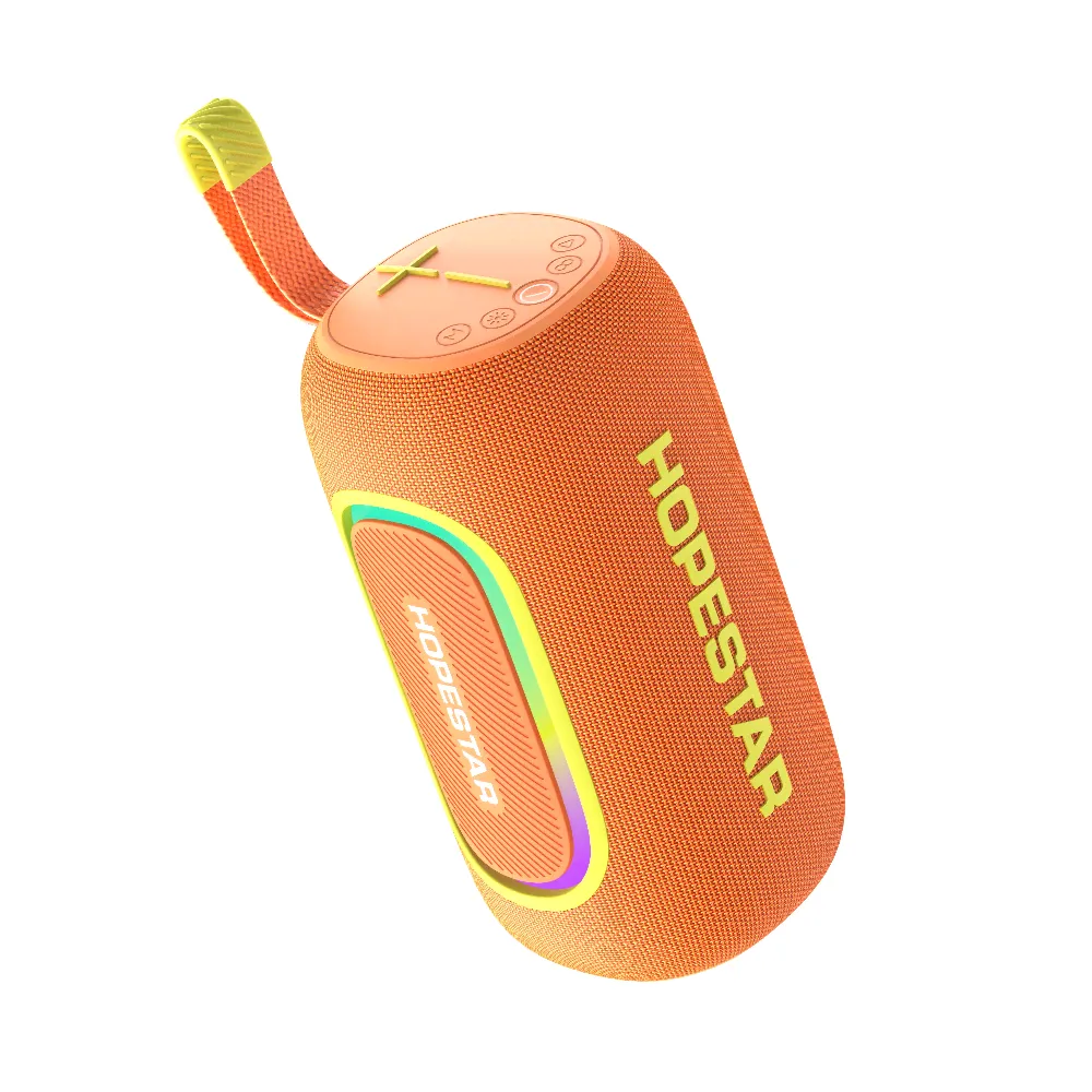 Колонка беспроводная HOPESTAR P65 Pro 50W, (USB,FM,TF card) цвет оранжевый