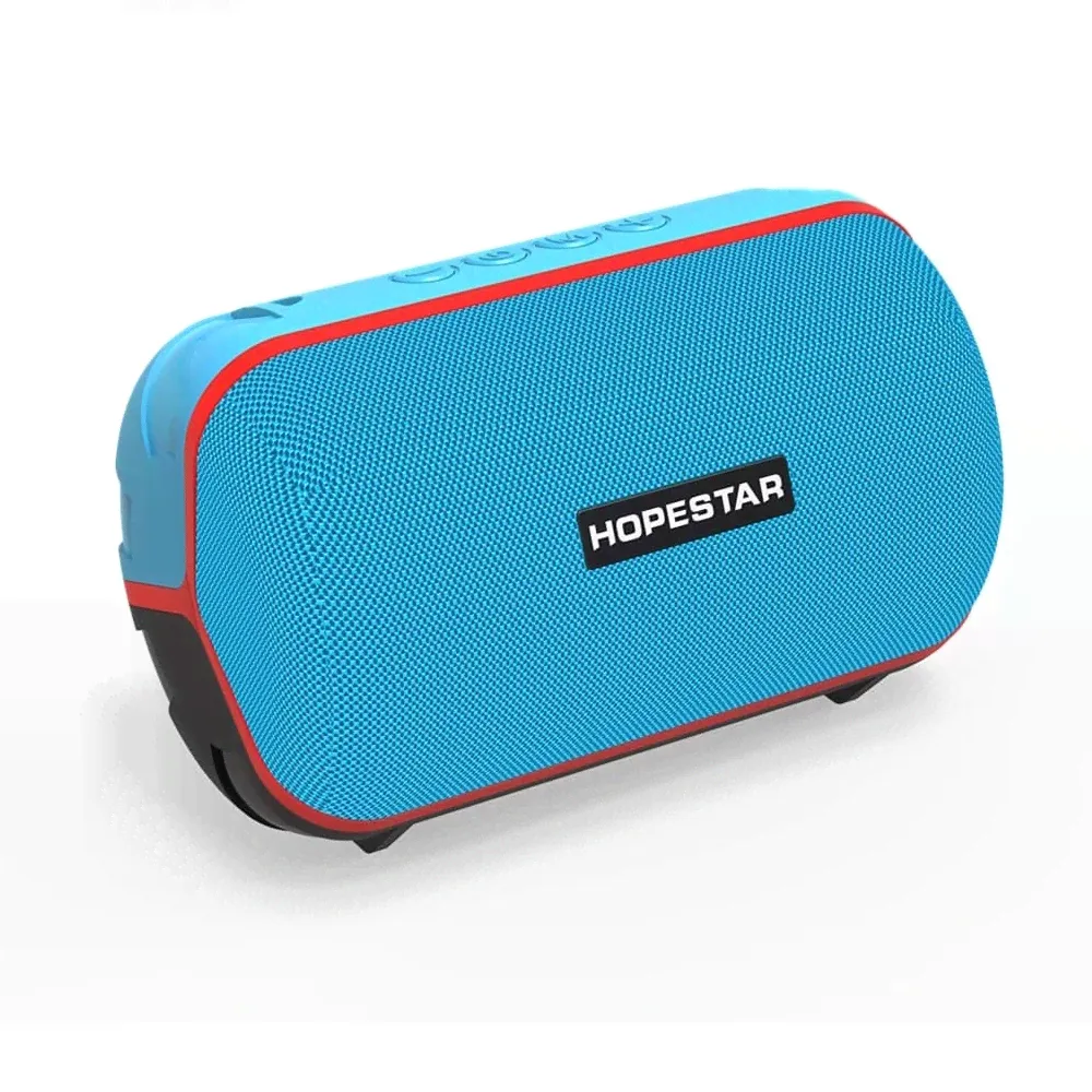 Колонка портативная Hopestar, T6, MINI, Bluetooth, цвет: синий